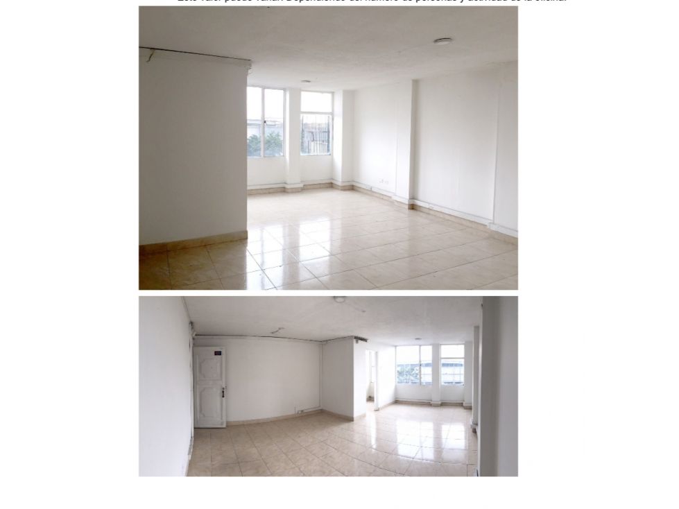 Oficina en arriendo Cundinamarca Bogotá Paloquemao 30 m2 Habitaciones 0 Baños 2 Garajes 0 Precio $1300000