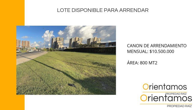 Lote en arriendo Antioquia Rionegro Ub Lotus Et I 800 m2 Habitaciones 0 Baños 0 Garajes 0 Precio $10500000