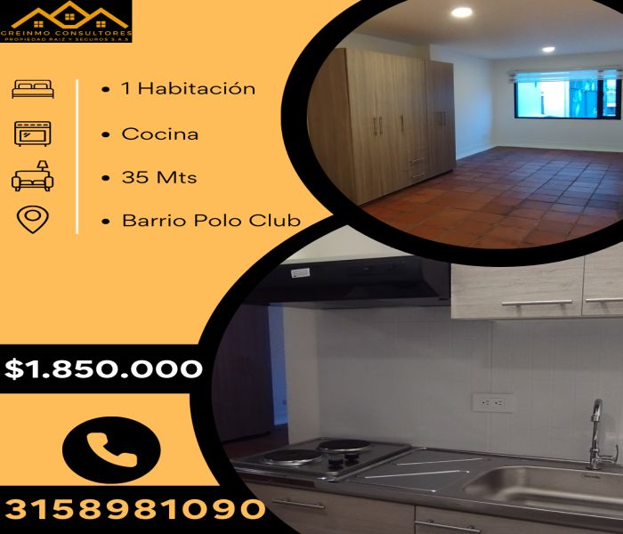 Apartaestudio en arriendo Cundinamarca Bogotá San Felipe 35 m2 Habitaciones 1 Baños 1 Garajes 0 Precio $1850000