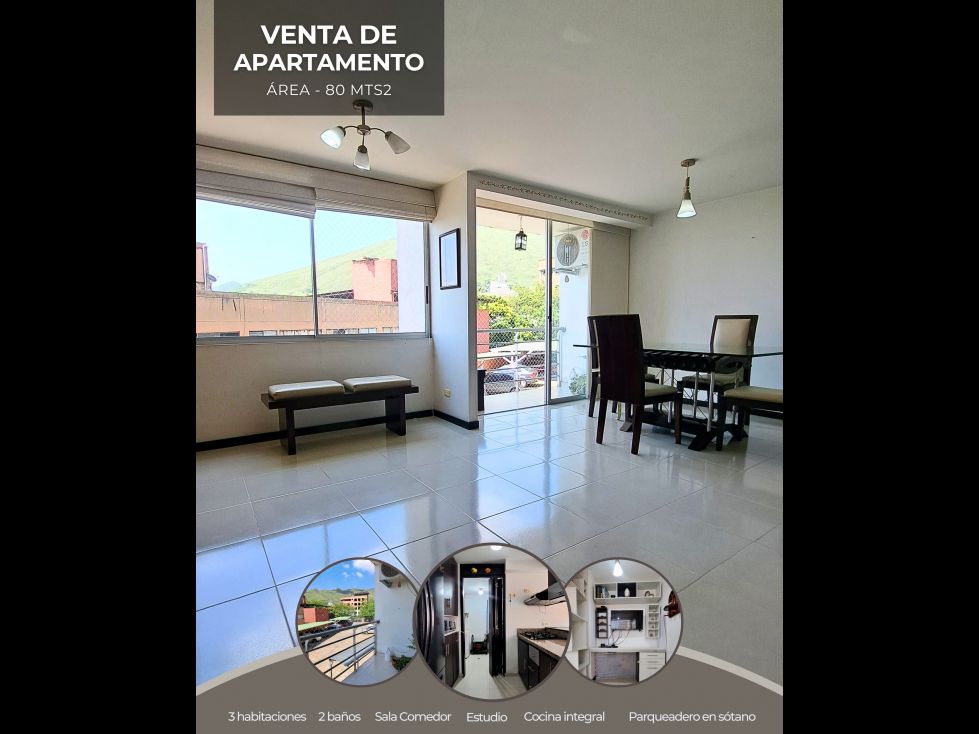 Apartamento en venta Valle Del Cauca Cali El Bosque 80 m2 Habitaciones 3 Baños 2 Garajes 2 Precio $340000000