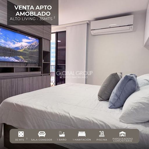 Apartaestudio en venta Valle Del Cauca Cali La Flora 35 m2 Habitaciones 1 Baños 1 Garajes 1 Precio $315000000