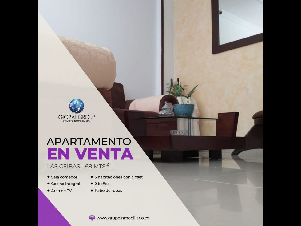 Apartamento en venta Valle Del Cauca Cali Siete De Agosto 68 m2 Habitaciones 3 Baños 2 Garajes 1 Precio $240000000