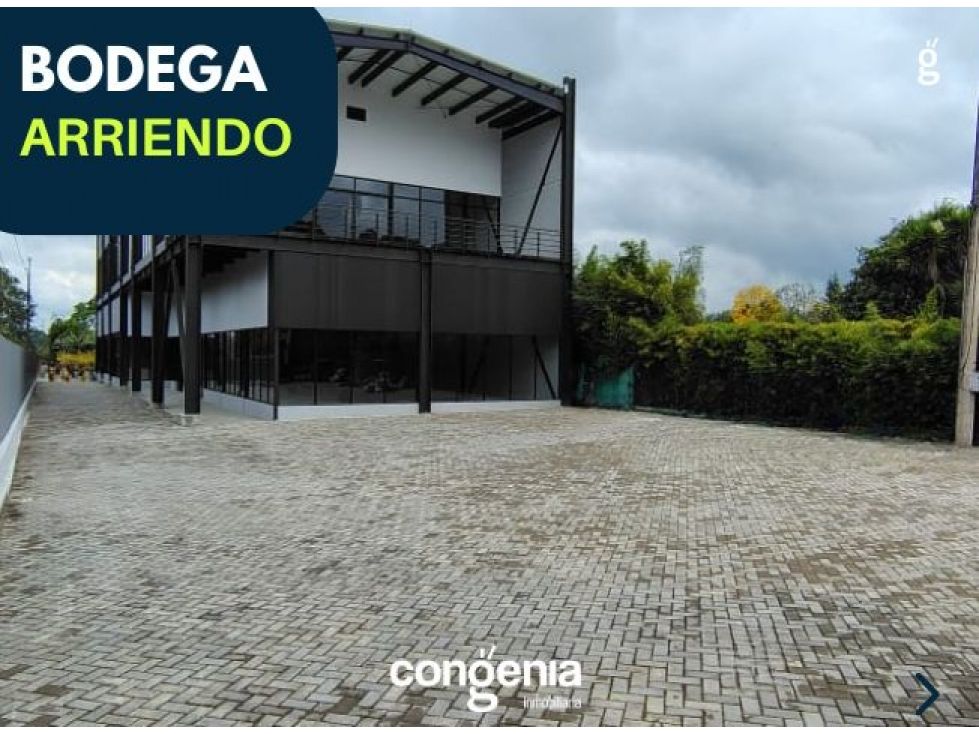 Bodega en arriendo Antioquia Rionegro Rionegro 1208 m2 Habitaciones 0 Baños 4 Garajes 1 Precio $38000000