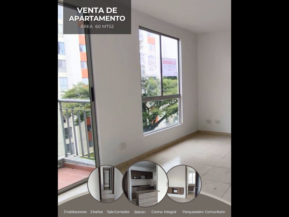 Apartamento en venta Valle Del Cauca Jamundí El Rosario 60 m2 Habitaciones 3 Baños 2 Garajes 0 Precio $190000000