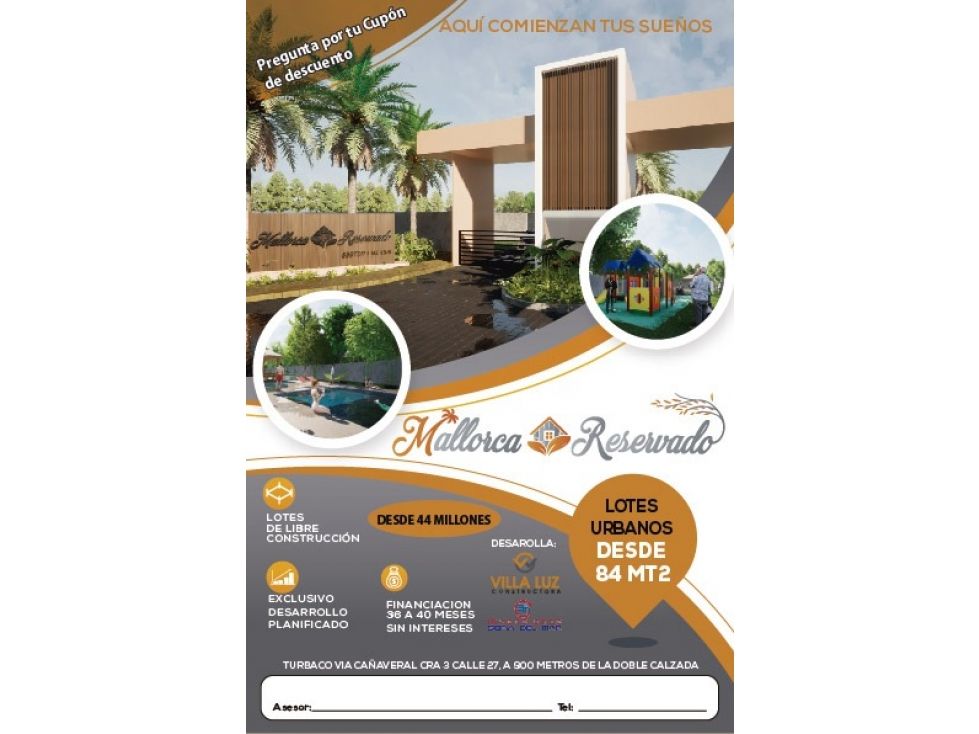 Lote en venta Bolívar Cartagena Cartagena 84 m2 Habitaciones 0 Baños 0 Garajes 1 Precio $44000000