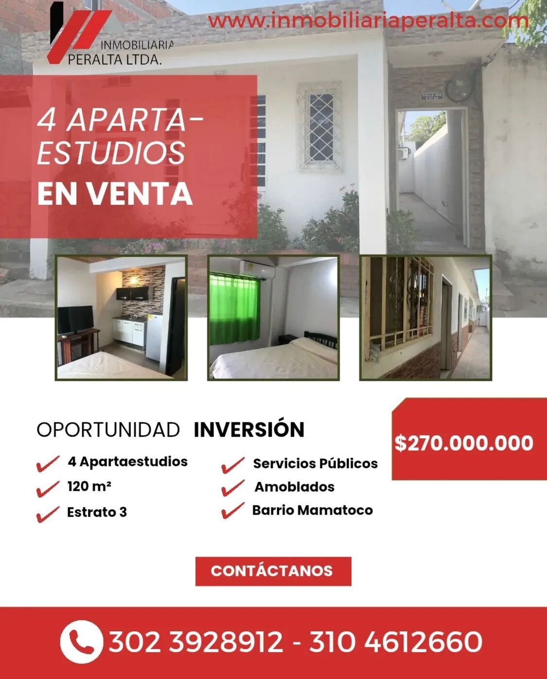 Apartaestudio en venta Magdalena Santa Marta Mamatoco 120 m2 Habitaciones 4 Baños 4 Garajes 0 Precio $270000000