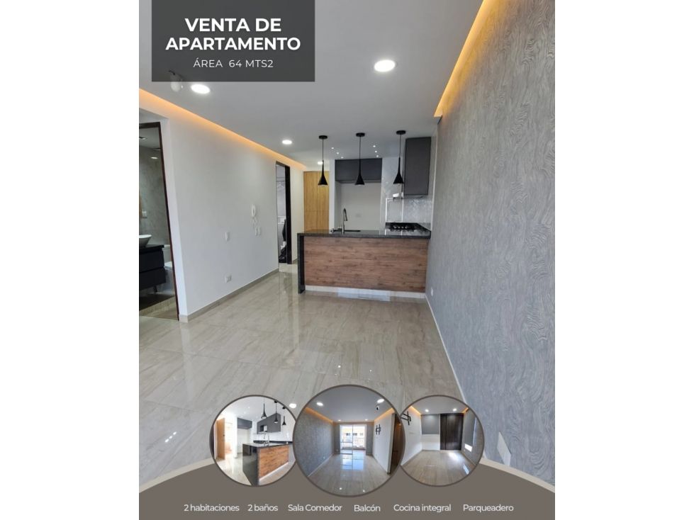Apartamento en venta Valle Del Cauca Cali Cali 64 m2 Habitaciones 2 Baños 2 Garajes 1 Precio $300000000