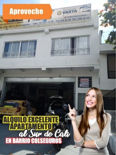 Apartamento en arriendo Valle Del Cauca Cali Urbanización Colseguros 80 m2 Habitaciones 2 Baños 1 Garajes 0 Precio $1200000