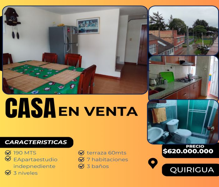 Casa en venta Cundinamarca Bogotá La Primavera 133 m2 Habitaciones 7 Baños 3 Garajes 0 Precio $620000000