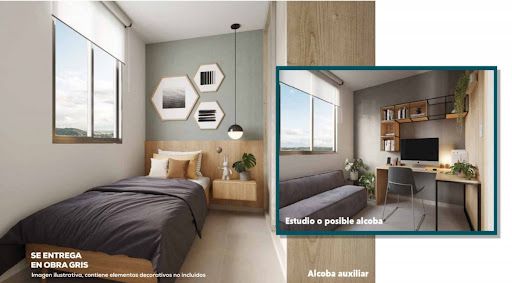 Apartamento en venta Antioquia Rionegro El Porvenir 48 m2 Habitaciones 3 Baños 2 Garajes 1 Precio $245000000