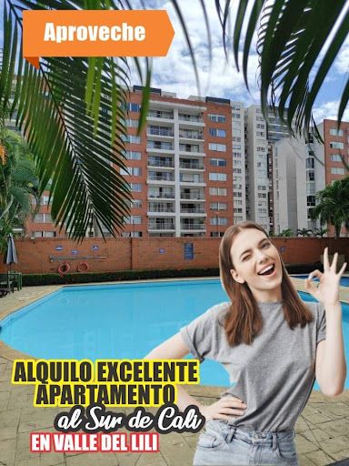 Apartamento en arriendo Valle Del Cauca Cali Lili 90 m2 Habitaciones 2 Baños 2 Garajes 1 Precio $1850000