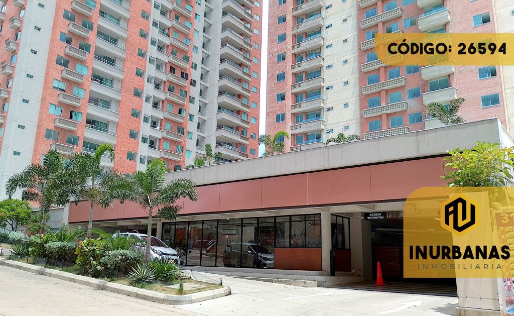 Apartamento en venta Atlántico Barranquilla Modelo 71 m2 Habitaciones 3 Baños 2 Garajes 1 Precio $450000000