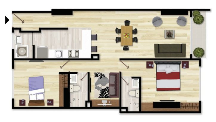 Apartamento en venta Cundinamarca Bogotá Caobos Salazar 84 m2 Habitaciones 2 Baños 2 Garajes 1 Precio $585000000