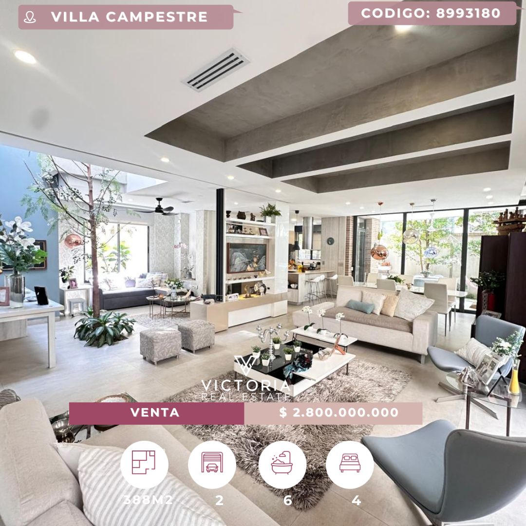 Casa en venta Atlántico Puerto Colombia Conjunto Residencial Villa Campestre 388 m2 Habitaciones 4 Baños 6 Garajes 2 Precio $2800000000