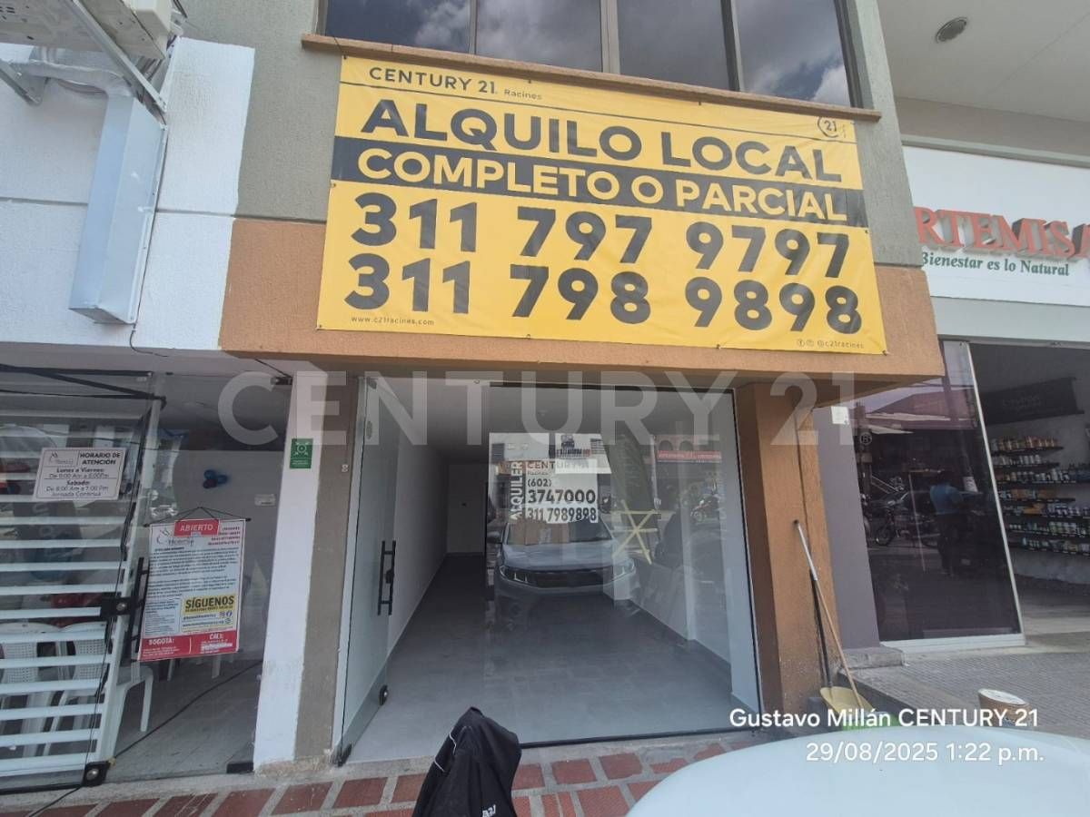 Local en arriendo Valle Del Cauca Cali 3 De Julio 40 m2 Habitaciones 0 Baños 1 Garajes 1 Precio $2500000