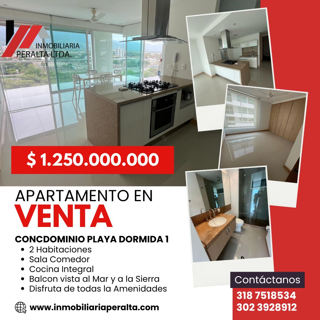 Apartamento en venta Magdalena Santa Marta Rodadero Reservado 95 m2 Habitaciones 2 Baños 2 Garajes 1 Precio $1250000000