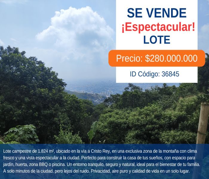 Lote en venta Valle Del Cauca Cali Cali 0 m2 Habitaciones 0 Baños 0 Garajes 0 Precio $280000000