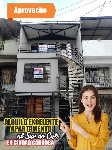 Apartamento en arriendo Valle Del Cauca Cali Ciudad Córdoba 75 m2 Habitaciones 3 Baños 2 Garajes 0 Precio $730000