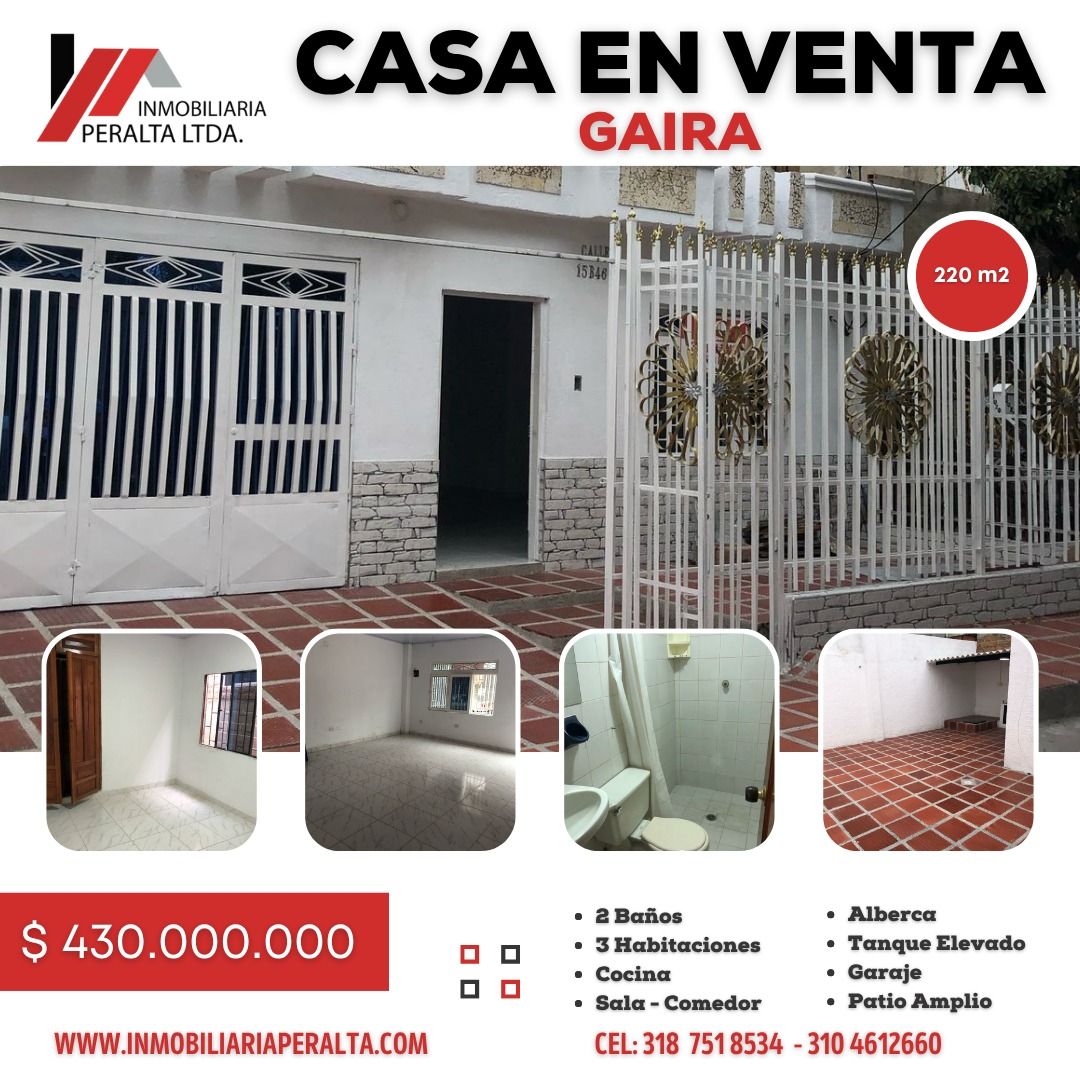 Casa en venta Magdalena Santa Marta Vista Hermosa Sur 220 m2 Habitaciones 3 Baños 2 Garajes 1 Precio $430000000