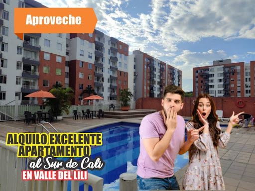 Apartamento en arriendo Valle Del Cauca Cali Lili 85 m2 Habitaciones 3 Baños 2 Garajes 1 Precio $1800000