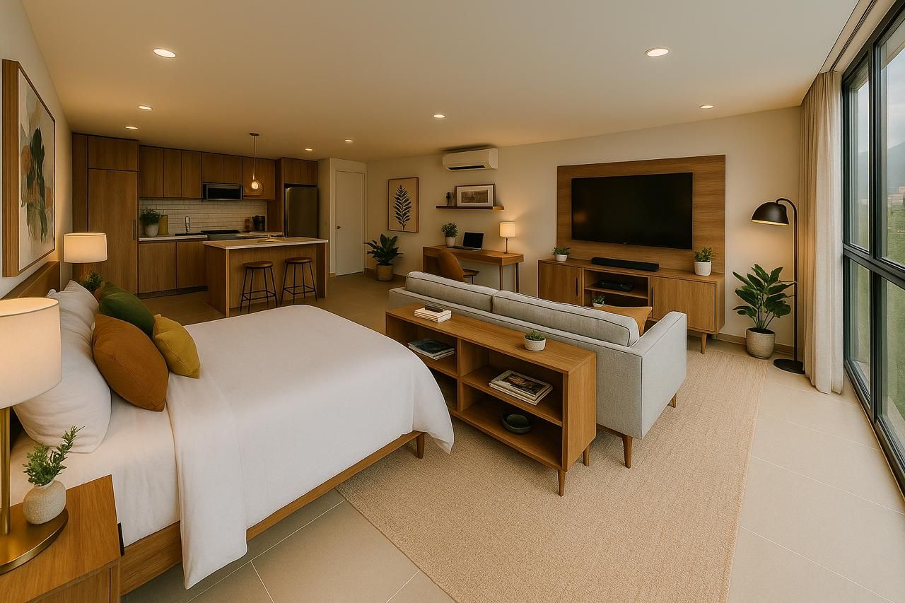 Apartaestudio en venta Antioquia Medellín Las Acacias 54 m2 Habitaciones 1 Baños 1 Garajes 0 Precio $485000000