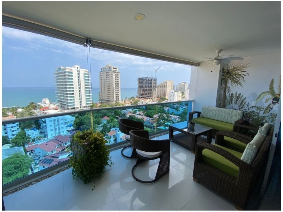 Apartamento en venta Magdalena Santa Marta Vista Hermosa Sur 178 m2 Habitaciones 3 Baños 4 Garajes 1 Precio $1590000000