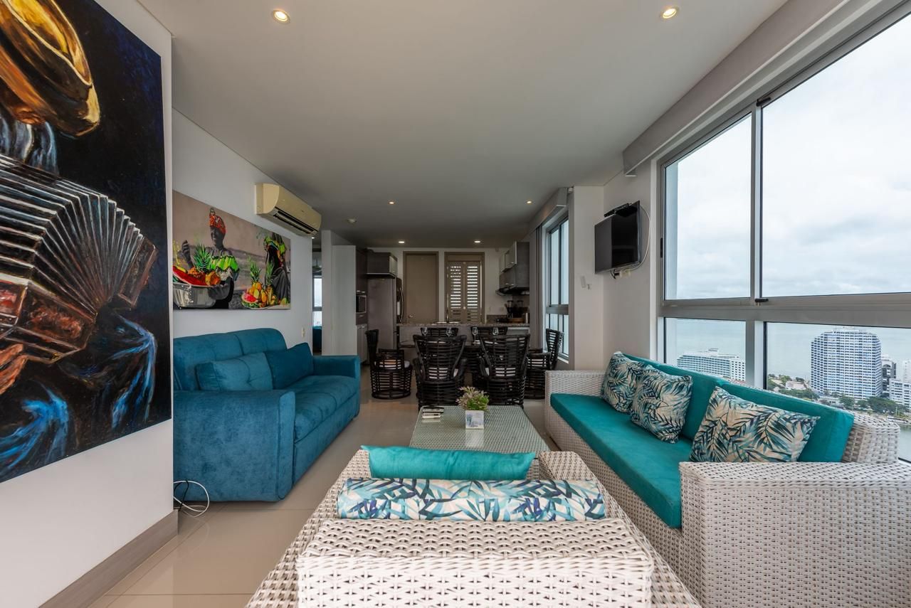 Apartamento en venta Bolívar Cartagena Boca Grande 95 m2 Habitaciones 2 Baños 3 Garajes 1 Precio $1450000000