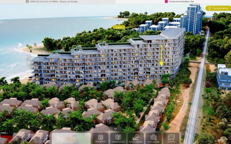 Apartamento en venta Magdalena Santa Marta Santa Marta 54 m2 Habitaciones 1 Baños 2 Garajes 0 Precio $220000000