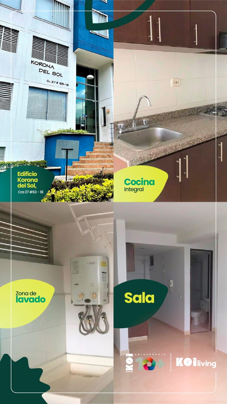 Apartamento en arriendo Santander Bucaramanga La Ceiba 57 m2 Habitaciones 3 Baños 2 Garajes 1 Precio $1407000
