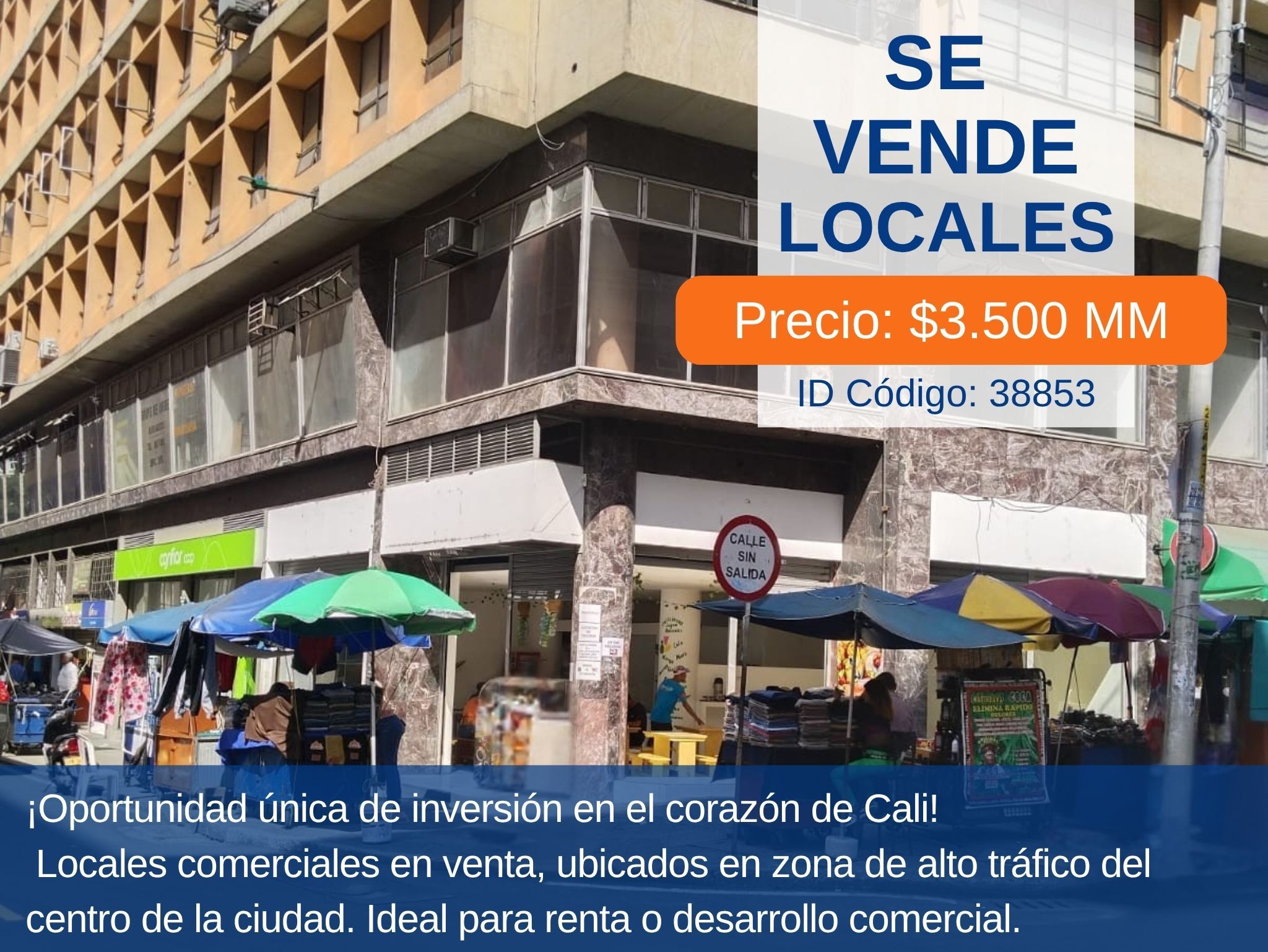 Local en venta Valle Del Cauca Cali San Pedro 700 m2 Habitaciones 0 Baños 4 Garajes 0 Precio $3800000000