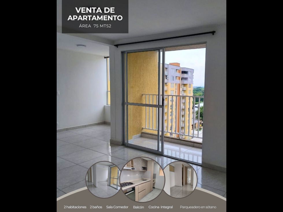 Apartamento en venta Valle Del Cauca Cali Brisas De Los Álamos 75 m2 Habitaciones 2 Baños 2 Garajes 1 Precio $310000000