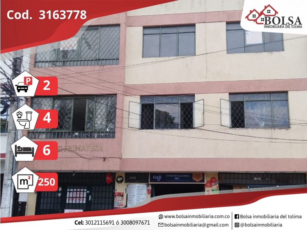 Casa en venta Tolima Ibagué La Francia 250 m2 Habitaciones 6 Baños 4 Garajes 3 Precio $1200000000