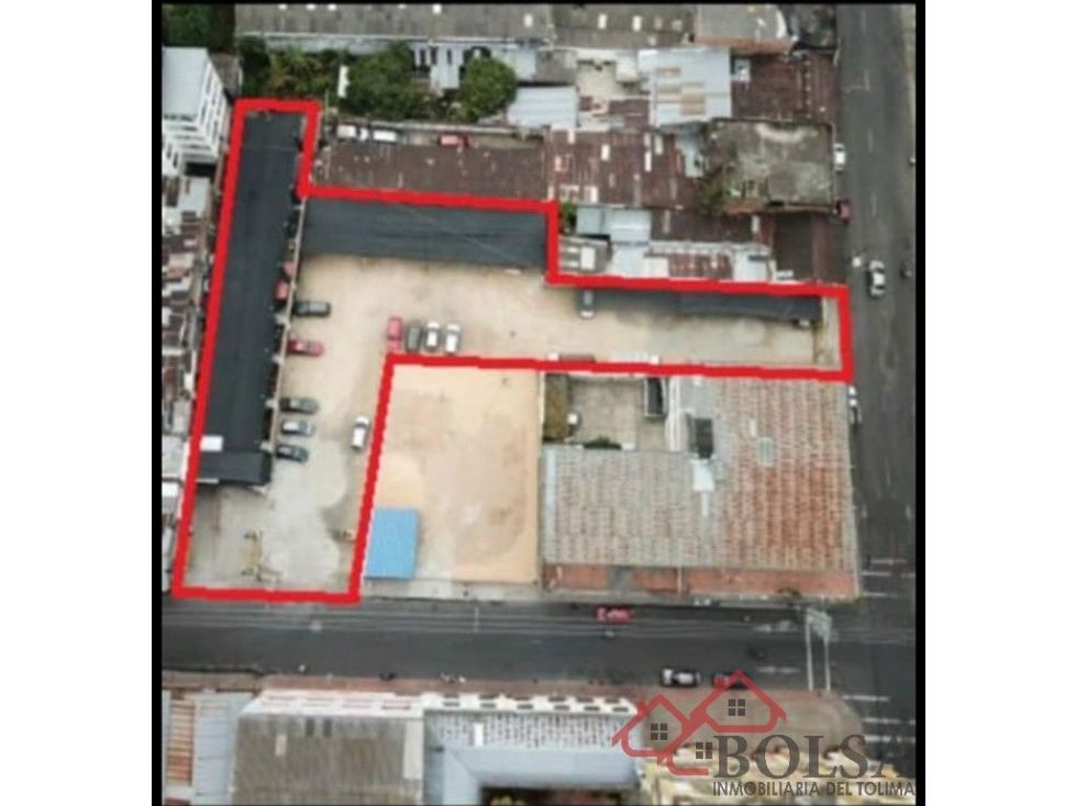 Lote en venta Tolima Ibagué Centro 550 m2 Habitaciones 0 Baños 0 Garajes 0 Precio $1600000000