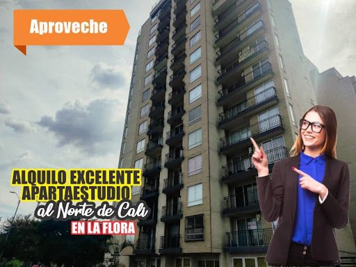 Apartaestudio en arriendo Valle Del Cauca Cali La Flora 38 m2 Habitaciones 1 Baños 1 Garajes 1 Precio $1650000