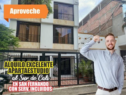 Apartaestudio en arriendo Valle Del Cauca Cali San Fernando Viejo 35 m2 Habitaciones 1 Baños 1 Garajes 0 Precio $980000