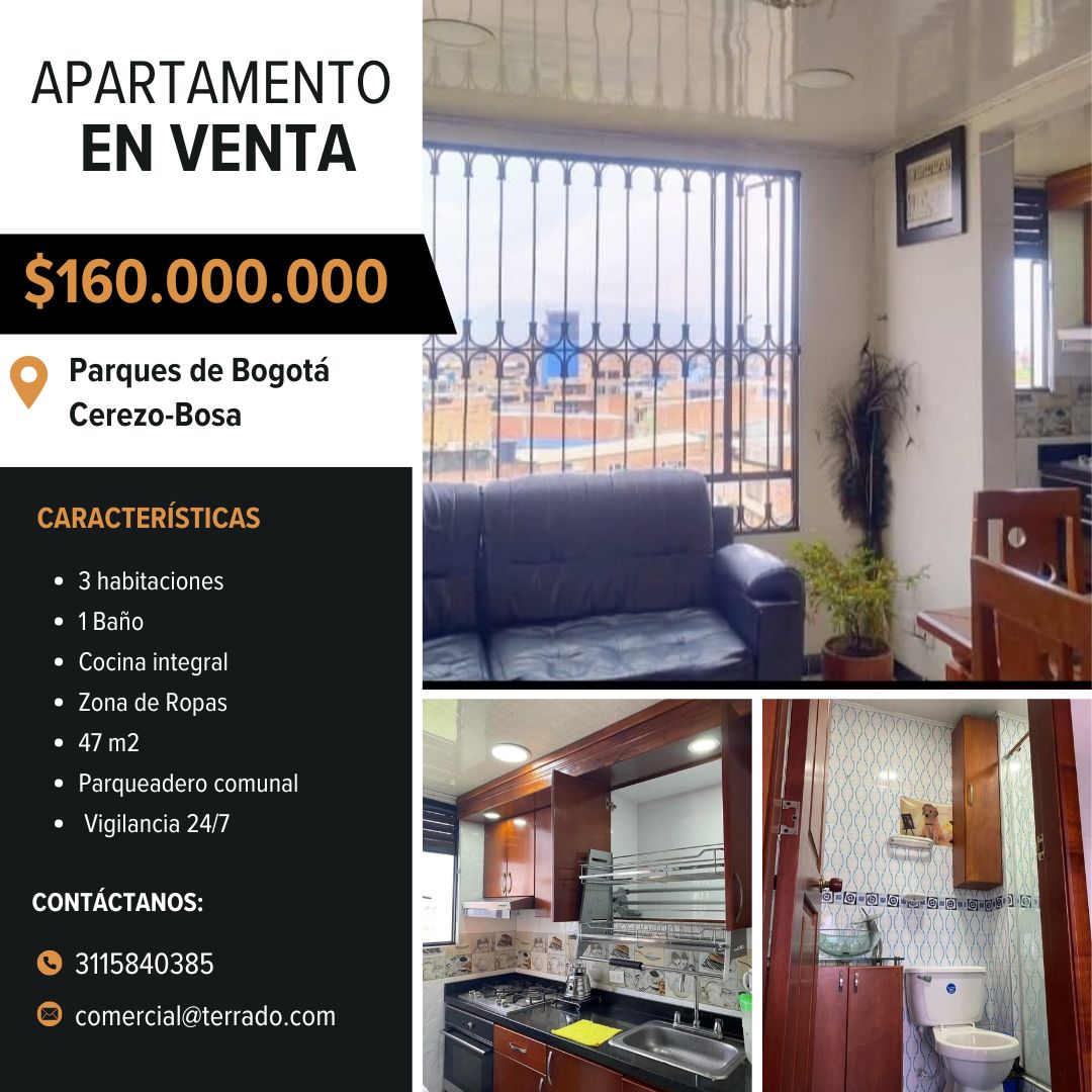 Apartamento en venta Cundinamarca Bogotá San Bernardino Xxii 47 m2 Habitaciones 3 Baños 1 Garajes 0 Precio $160000000