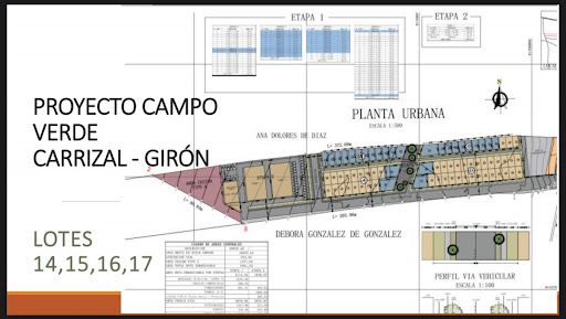 Lote en venta Santander Girón Ub Carrizal Campestre 66 m2 Habitaciones 0 Baños 0 Garajes 0 Precio $110000000