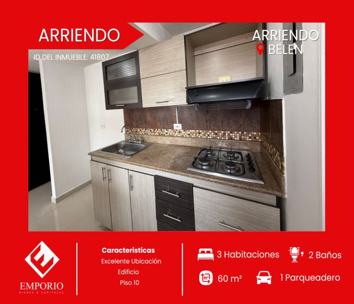 Apartamento en arriendo Antioquia Medellín Altavista 60 m2 Habitaciones 3 Baños 2 Garajes 1 Precio $2500000