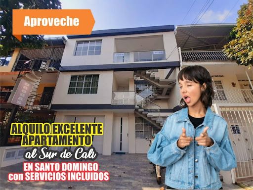 Apartamento en arriendo Valle Del Cauca Cali Santo Domingo 60 m2 Habitaciones 2 Baños 2 Garajes 0 Precio $1300000