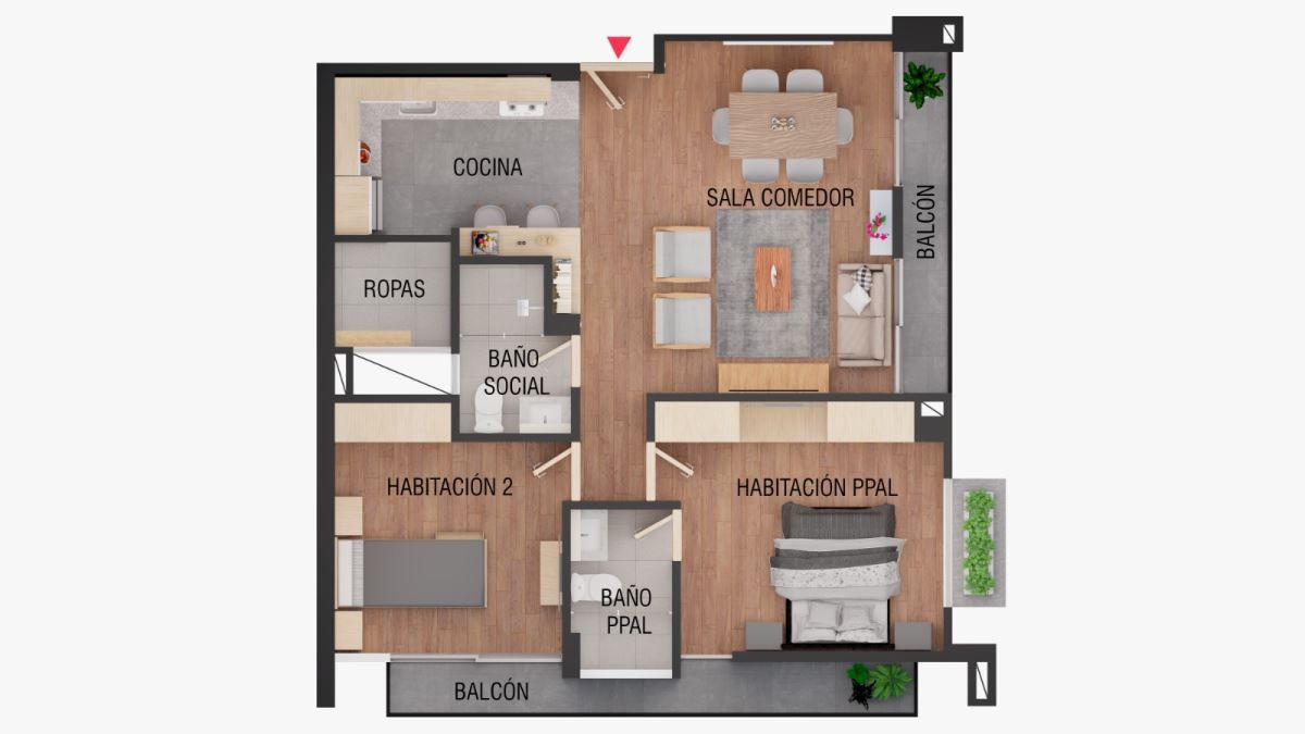 Apartamento en venta Cundinamarca Tenjo Tenjo 73 m2 Habitaciones 2 Baños 2 Garajes 1 Precio $412000000