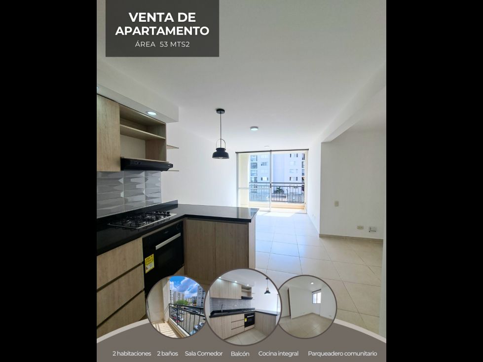 Apartamento en venta Valle Del Cauca Yumbo Ciudad Guabinas 53 m2 Habitaciones 2 Baños 2 Garajes 0 Precio $230000000