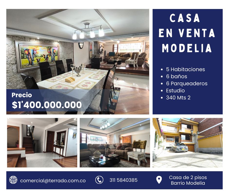 Casa en venta Cundinamarca Bogotá Santa Cecilia 340 m2 Habitaciones 5 Baños 6 Garajes 6 Precio $1400000000