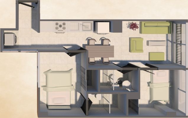 Apartamento en venta Cundinamarca Bogotá Palestina 41 m2 Habitaciones 2 Baños 2 Garajes 0 Precio $190000000