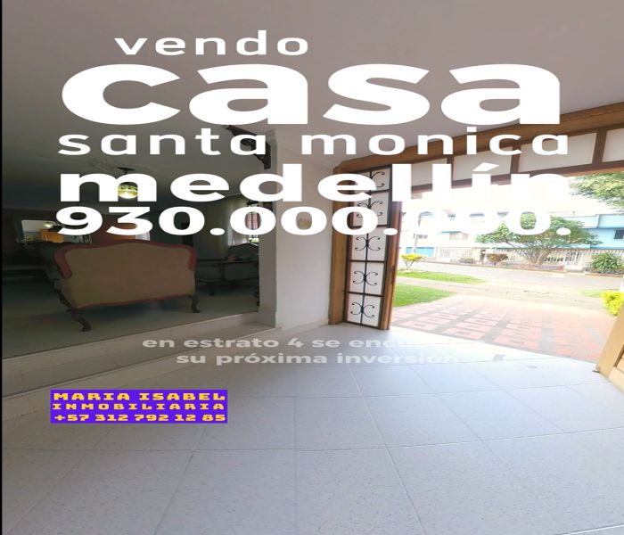 Casa en venta Antioquia Medellín Cristobal 168 m2 Habitaciones 6 Baños 2 Garajes 1 Precio $940000000