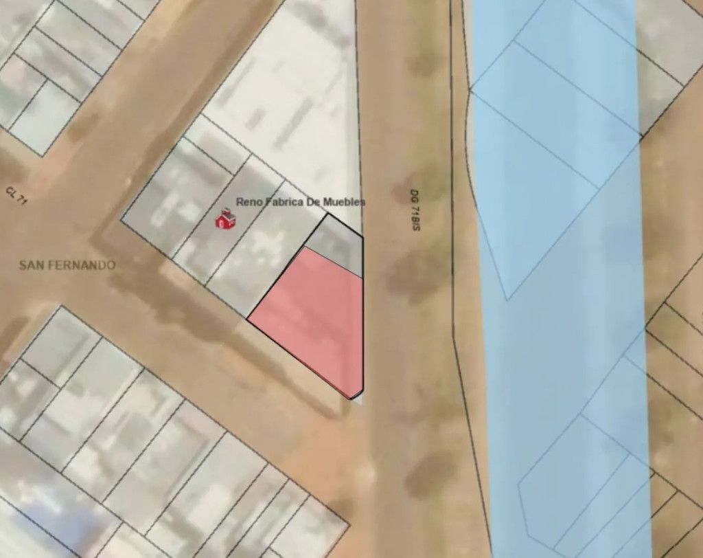 Lote en venta Cundinamarca Bogotá San Fernando 1 m2 Habitaciones 0 Baños 0 Garajes 0 Precio $540000000