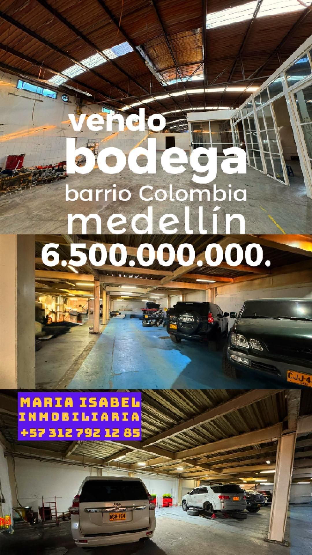 Bodega en venta Antioquia Medellín Colombia 1000 m2 Habitaciones 0 Baños 2 Garajes 6 Precio $6500000000
