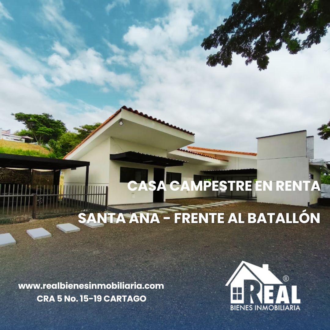 Casa Campestre en arriendo Valle Del Cauca Cartago Ub Milan 700 m2 Habitaciones 3 Baños 3 Garajes 3 Precio $3300000