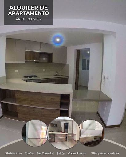 Apartamento en arriendo Valle Del Cauca Cali Conjunto Residencial Castilla 100 m2 Habitaciones 3 Baños 3 Garajes 2 Precio $3638000