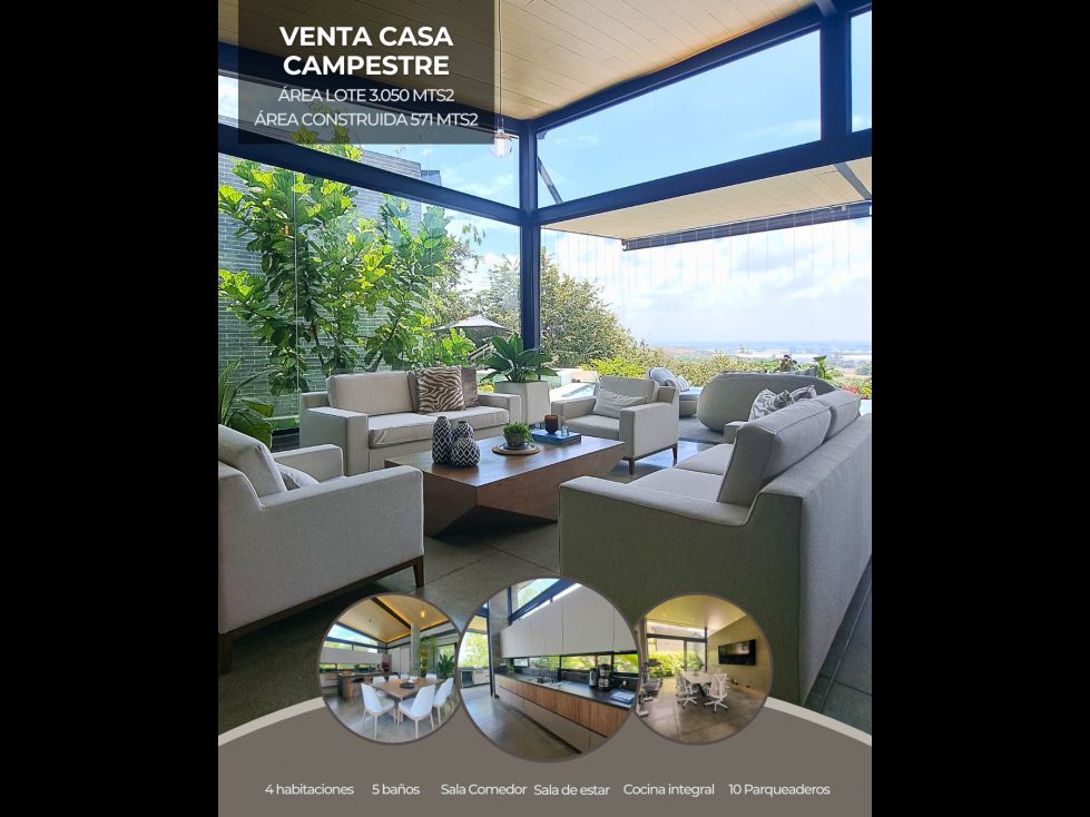 Casa Campestre en venta Valle Del Cauca Yumbo Zona Industrial 571 m2 Habitaciones 4 Baños 5 Garajes 10 Precio $5500000000