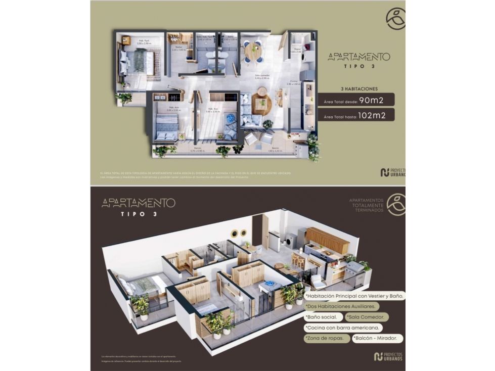 Apartamento en venta Risaralda Pereira Sector Lago Uribe 90 m2 Habitaciones 3 Baños 2 Garajes 1 Precio $715644000